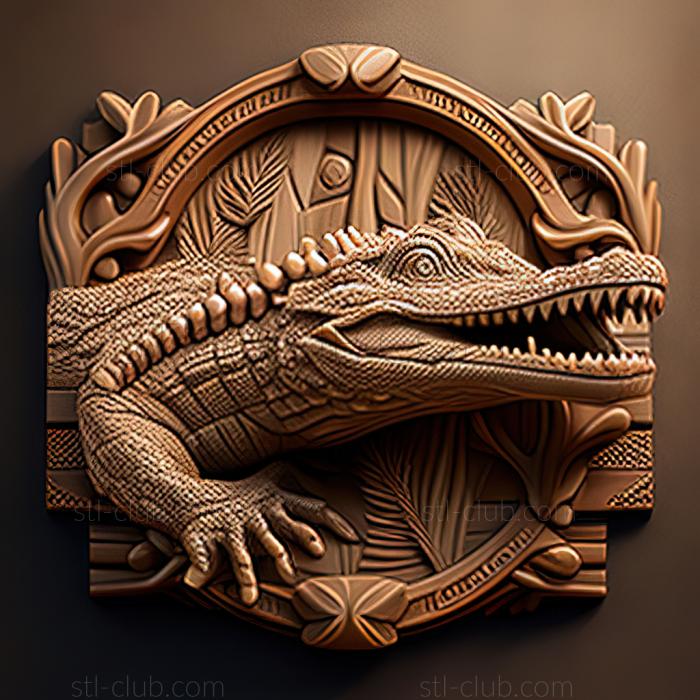 3D model st crocodile (STL)